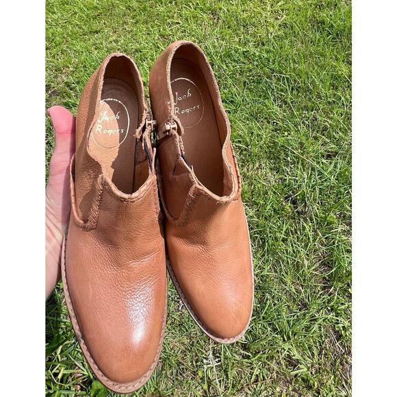 Jack Rogers Leather Kyle Pull on Ankle Boots/Booties Size 6.5 - Picture 13 of 13